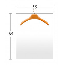 Чехол полиэтиленовый блестящий 55×85