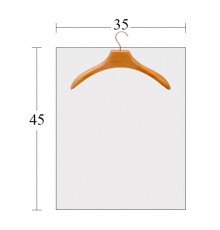 Чехол тонкий 35×45 полиэтиленовый, матовый